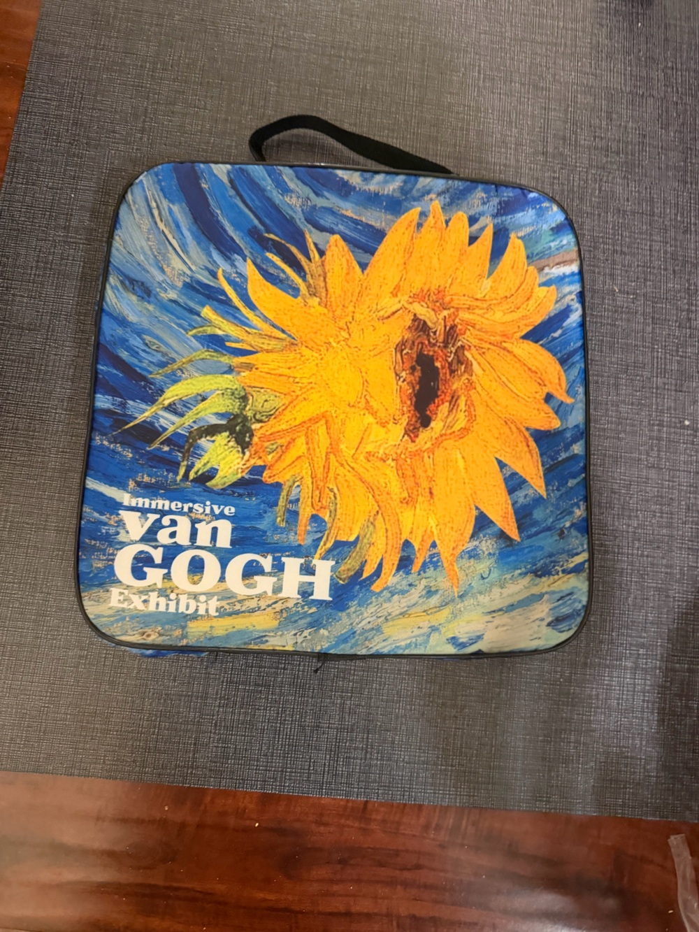 Van Gogh seat cushion